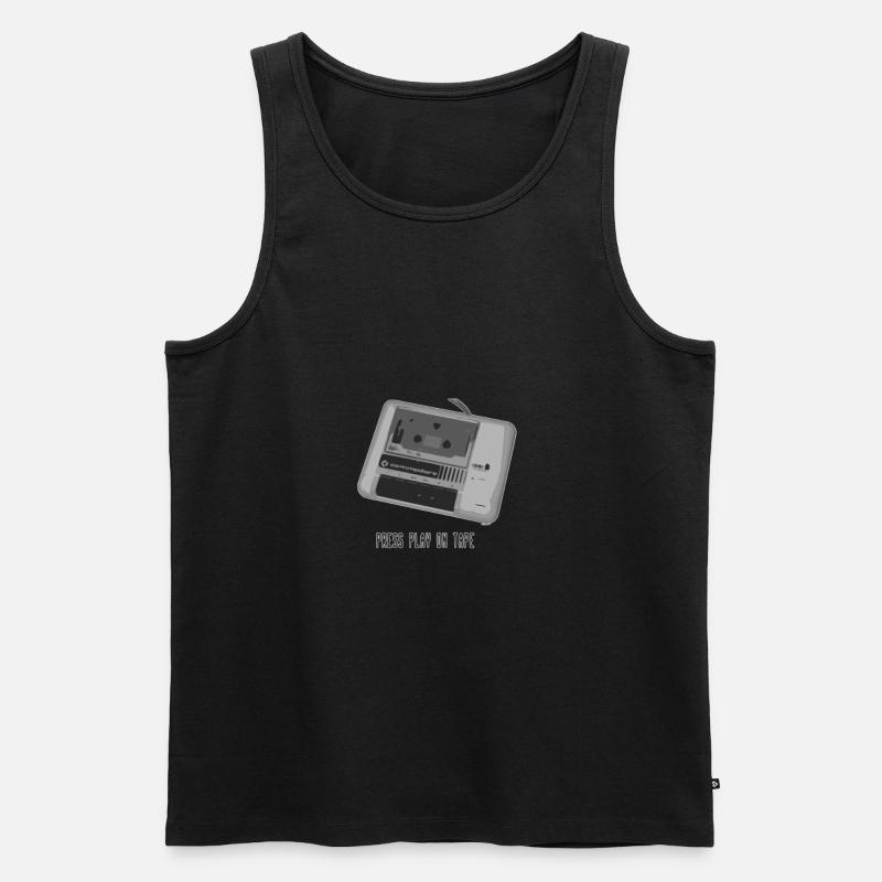 C64 Datasette - Männer Premium Bio Tank Top - undefined