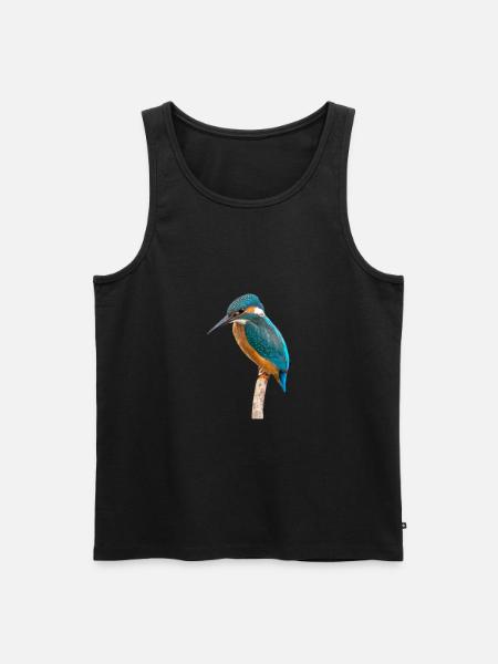 Kingfisher - Kingfisher - Men's Premium Organic Tank Top - black