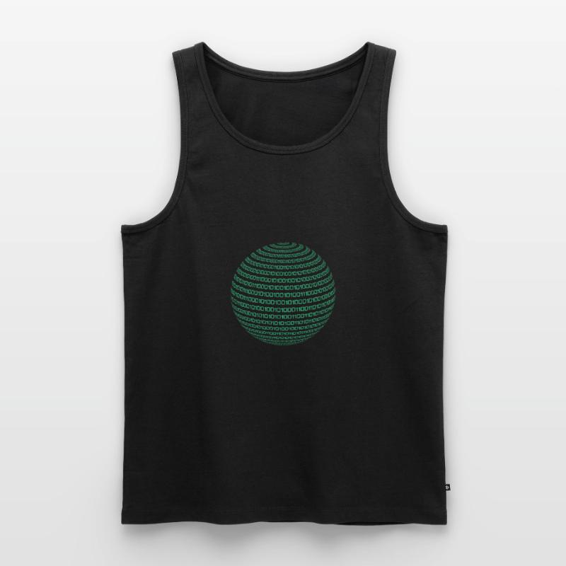 Binärcode Code Informatik Nerd Student Geschenk Männer Premium Bio Tank Top