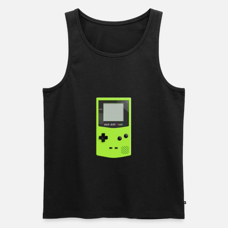 Spiel Junge Farbe - Männer Premium Bio Tank Top - Schwarz