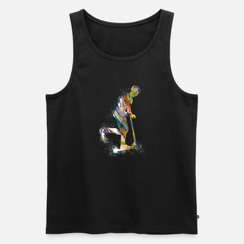 Stuntscooter,Trickscooter,tricks,stunt,e-scooter, - Men's Premium Organic Tank Top - black
