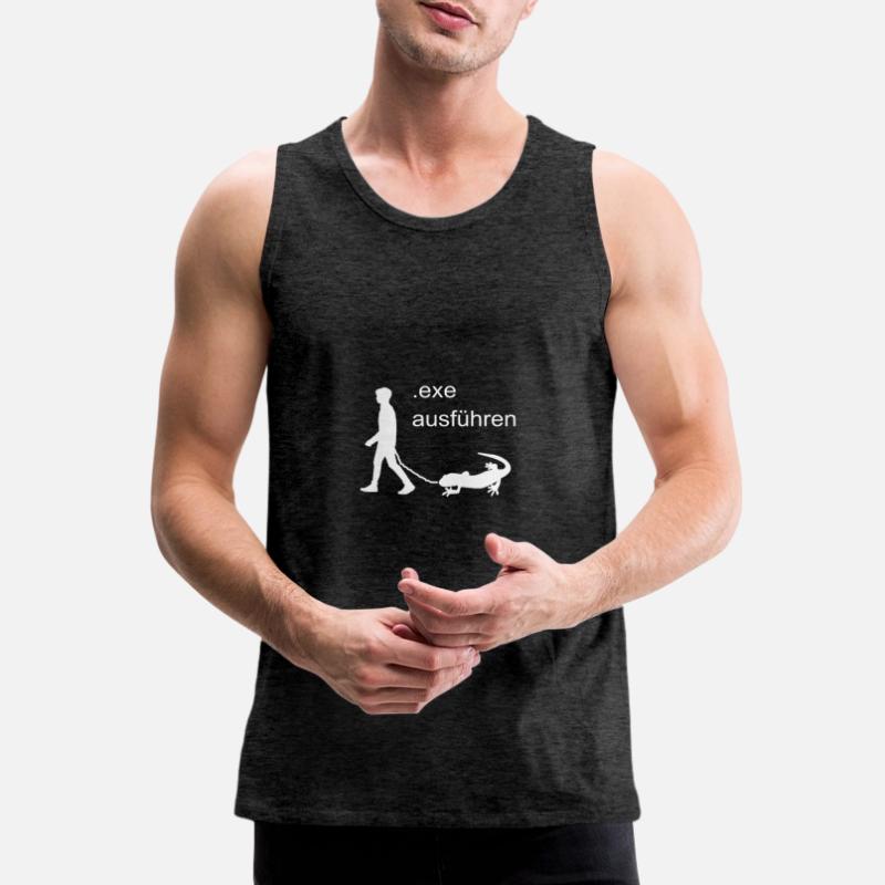 Computer Nerd Software Exe Exécution Débardeur bio Premium Homme