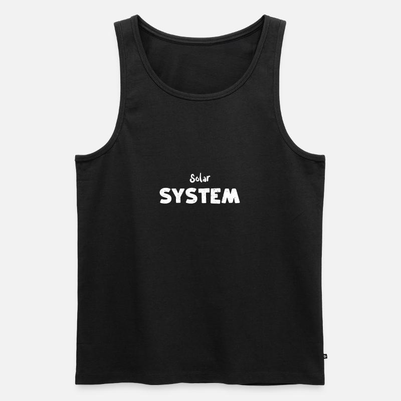 Solar System - Science - Männer Premium Bio Tank Top - Schwarz