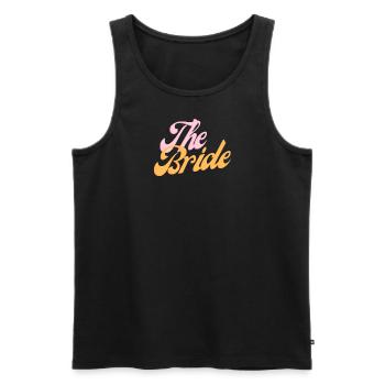 The Bride - Männer Premium Bio Tank Top - Schwarz - Vorne - AI Model Male 178 light (178cm)