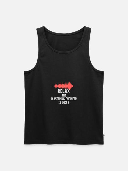 Mastering Master AudioTonmeister Tontechnik - Männer Premium Bio Tank Top - Schwarz