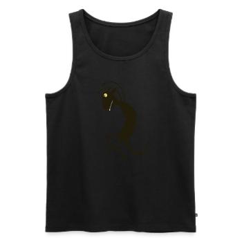 schleichendes Monster - Männer Premium Bio Tank Top - Schwarz - Vorne - AI Model Male 178 light (178cm)