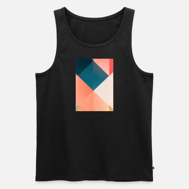 Waldmalerei - Männer Premium Bio Tank Top - Schwarz