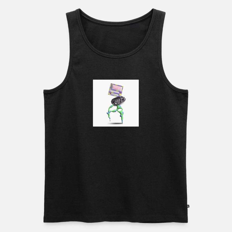Surrealismus Statue - Männer Premium Bio Tank Top - undefined