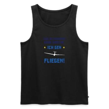 das altersheim kann warten - Männer Premium Bio Tank Top - Schwarz - Vorne - Michal (187cm)