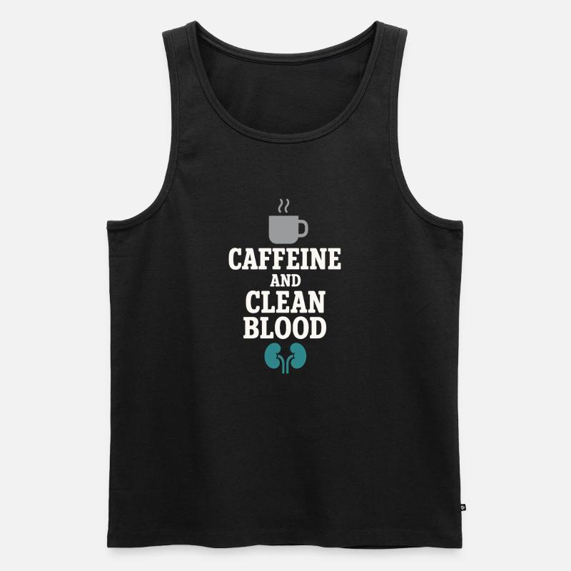 Dialyse Schwester Tech Nierenpflege Nephrologie - Männer Premium Bio Tank Top - Schwarz