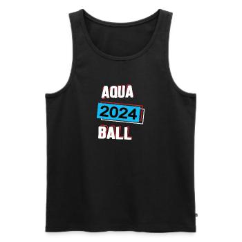 Aquaball 2024 Aquaballer Aquaballspieler Spiel - Männer Premium Bio Tank Top - Schwarz - Vorne - Michal (187cm)