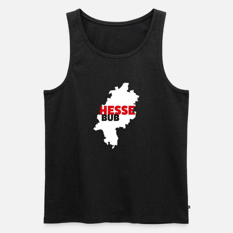 Hesse-Bub - Männer Premium Bio Tank Top - Schwarz