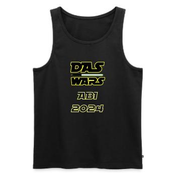 Abitur 2024 - Männer Premium Bio Tank Top - Schwarz - Vorne - Michal (187cm)
