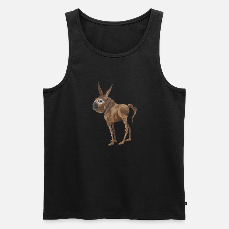 Pfesel - Männer Premium Bio Tank Top - Schwarz