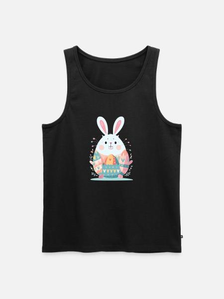 Easter Bunny - Men's Premium Organic Tank Top - black