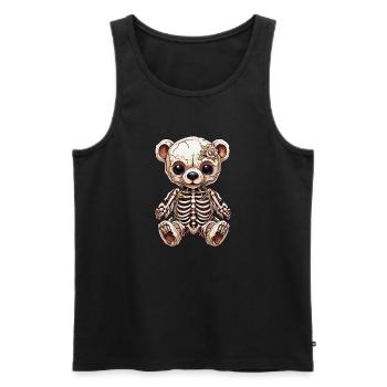 Teddybär / Kuscheltier / Stofftier / Geschenkidee - Männer Premium Bio Tank Top - Schwarz - Vorne - AI Model Male 178 light (178cm)