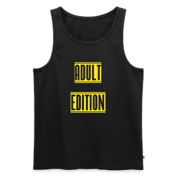 Édition Adulte - Débardeur bio Premium Homme - noir - Devant - Michal (187cm)