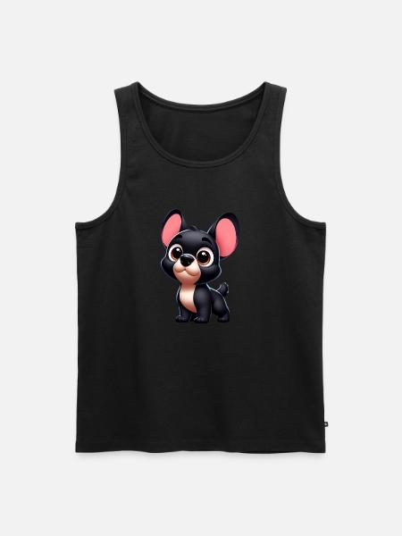 bouledogue français - Débardeur bio Premium Homme - noir