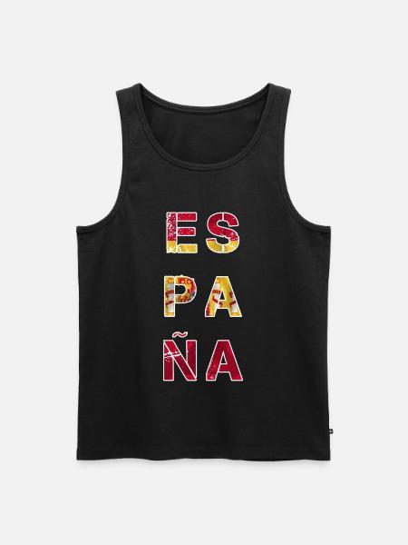 Spain design. - Men's Premium Organic Tank Top - black