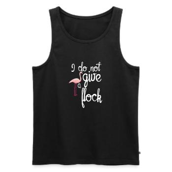 Flamingo Flamingo - Männer Premium Bio Tank Top - Schwarz - Vorne - Michal (187cm)