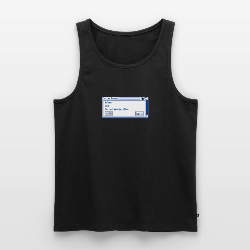 Kaffee Checkbox System Request Männer Premium Bio Tank Top
