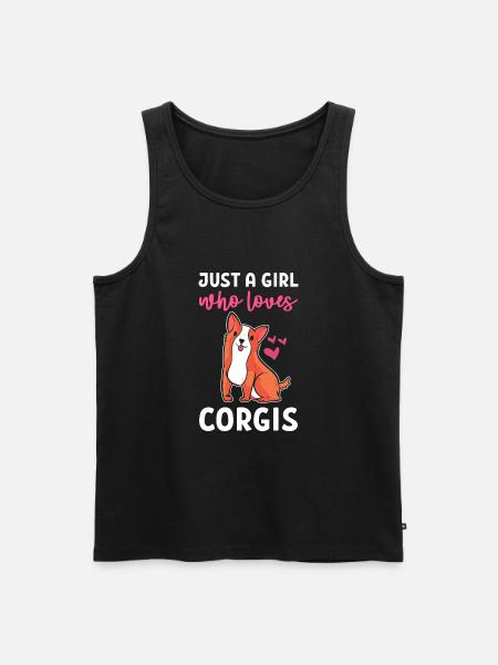 Corgi - Débardeur bio Premium Homme - noir