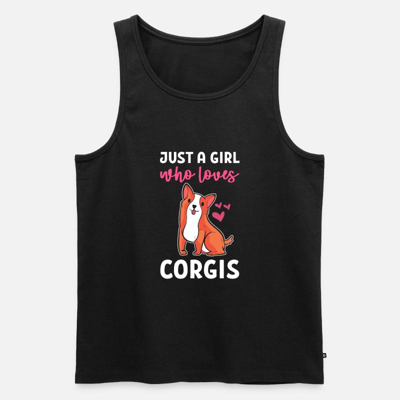 Corgi - Débardeur bio Premium Homme - noir