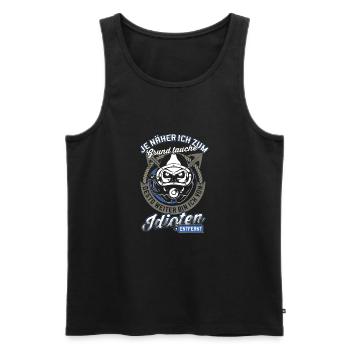Taucher Tauchen Tauchlehrer Schnorcheln Idioten - Männer Premium Bio Tank Top - Schwarz - Vorne - Michal (187cm)