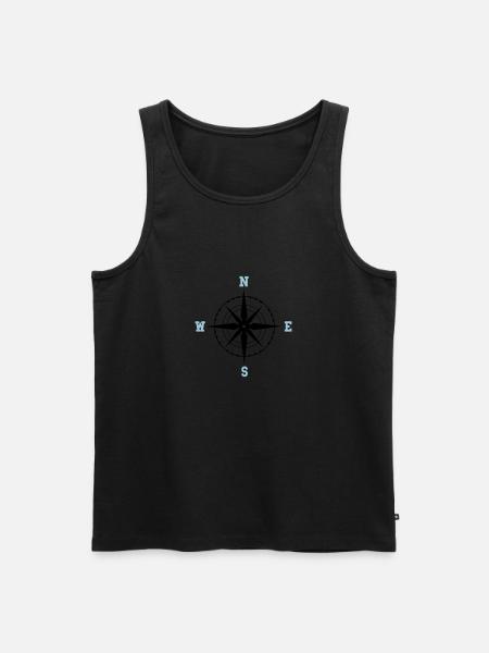 compass 02 - Men's Premium Organic Tank Top -