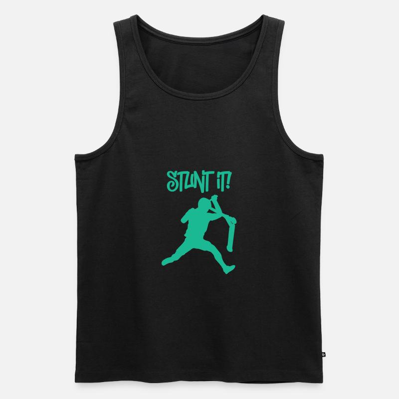 scooter - Männer Premium Bio Tank Top - Schwarz