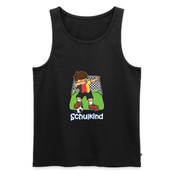 Bye Kindergarten Abschied 1. Klasse Jungs outfit - Männer Premium Bio Tank Top - Schwarz - Vorne - Michal (187cm)