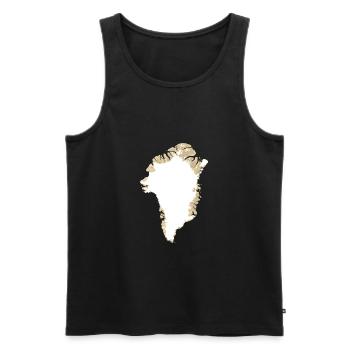 Greenland - Men's Premium Organic Tank Top - black - Front - AI Model Male 178 light (178cm)