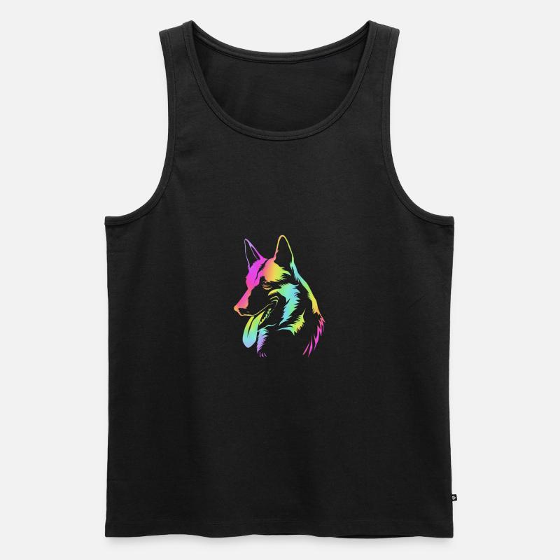 Belgischer Malinois - Männer Premium Bio Tank Top - Schwarz