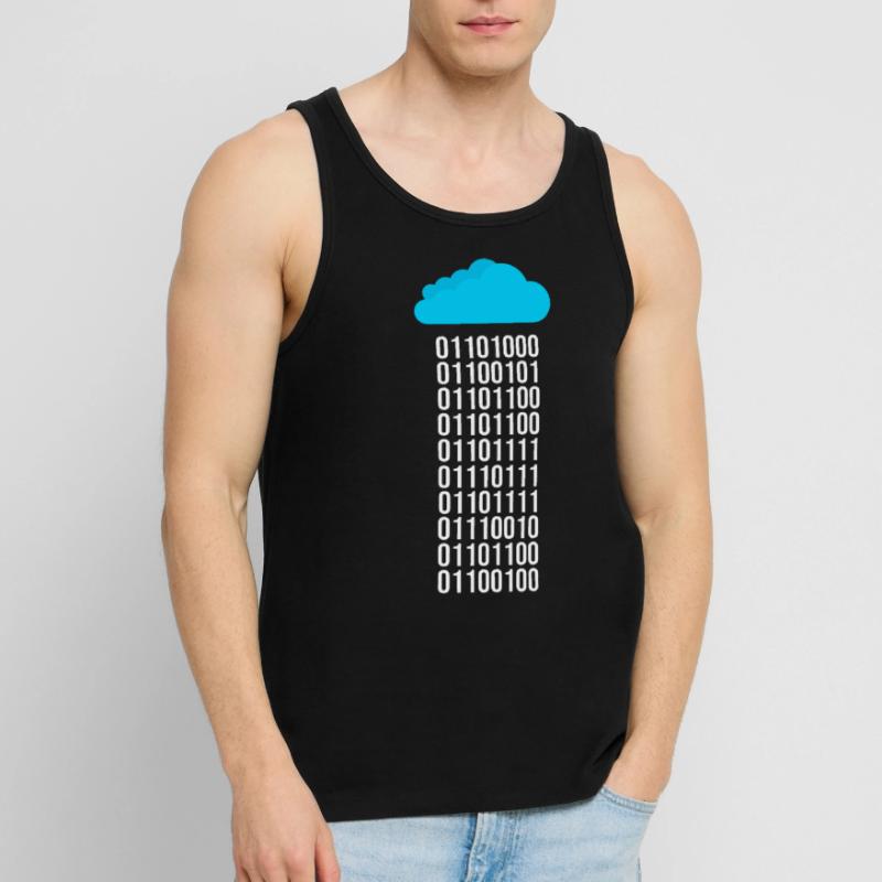 Programmeur Informaticien Codeur de code binaire Débardeur bio Premium Homme