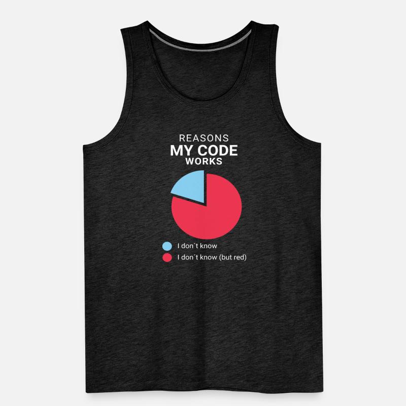 Chemise codeur pour programmeurs avec humour Débardeur bio Premium Homme