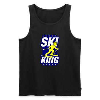 Ski King - Männer Premium Bio Tank Top - Schwarz - Vorne - Michal (187cm)