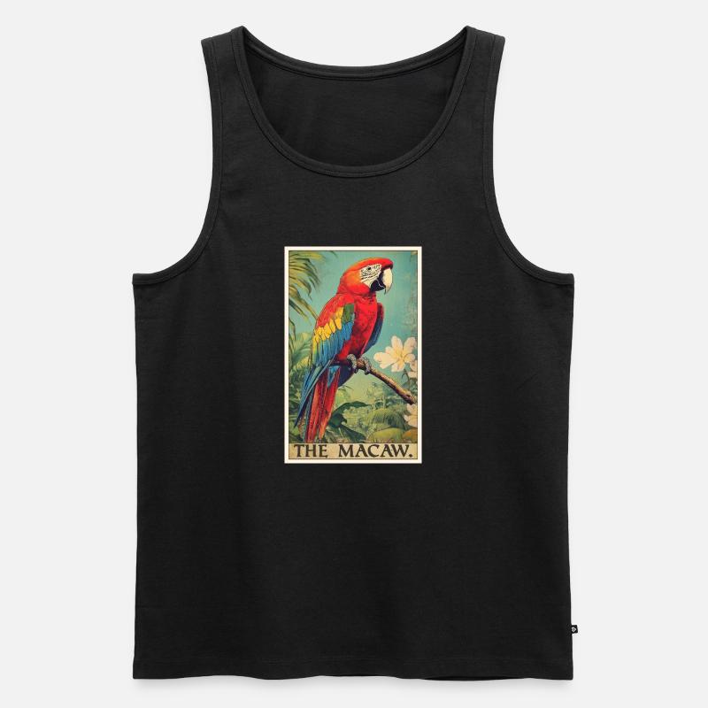 Aras Ara - Männer Premium Bio Tank Top - Schwarz