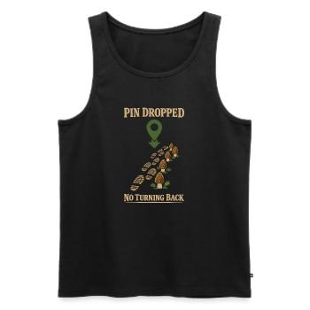 Morchelpilz-jäger Wilde Morchelpilze Auf - Männer Premium Bio Tank Top - Schwarz - Vorne - AI Model Male 178 light (178cm)