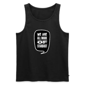 sayings birthday present idea funny quote - Männer Premium Bio Tank Top - Schwarz - Vorne - Michal (187cm)