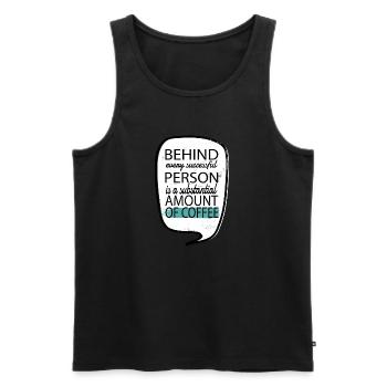60s gift idea bday hippy funky bird hippie humor - Männer Premium Bio Tank Top - Schwarz - Vorne - Michal (187cm)