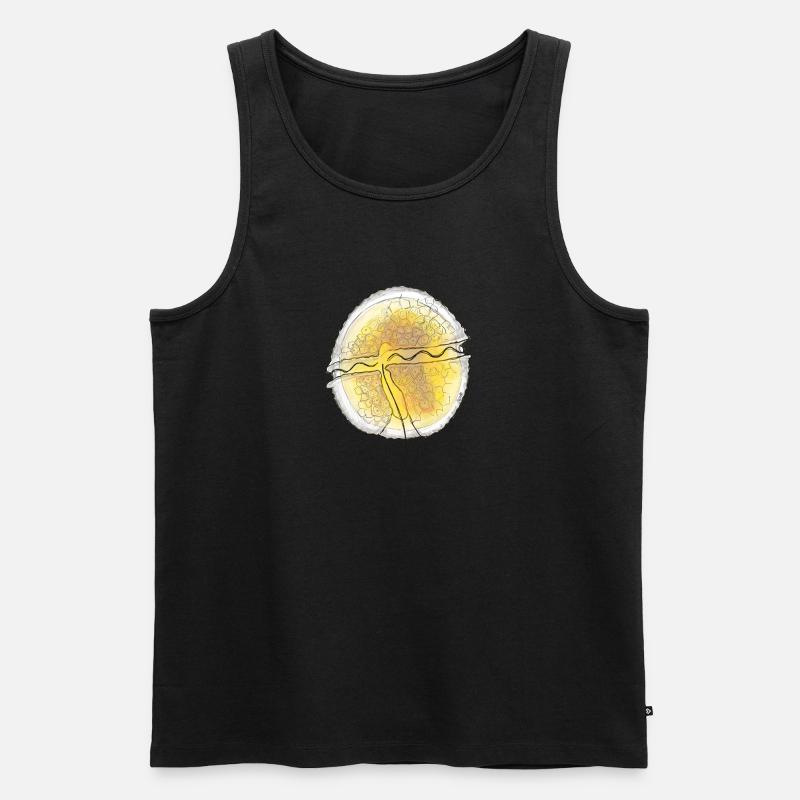 Protoceratium reticulatum - Männer Premium Bio Tank Top - Schwarz