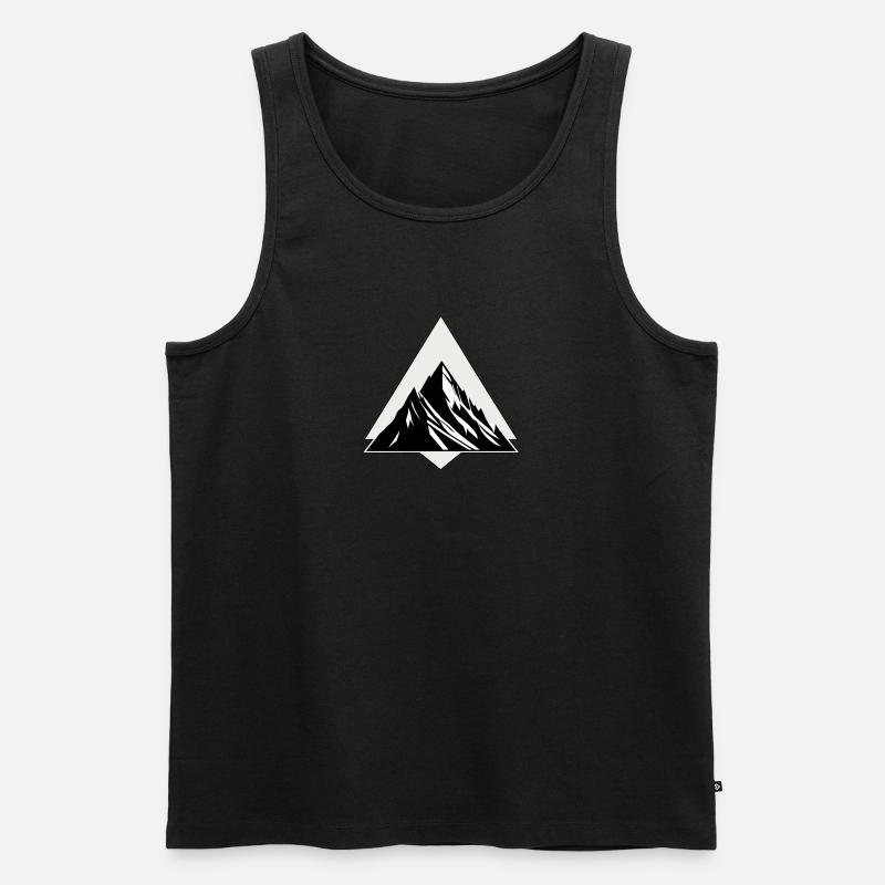 Bergsteigen & Bergsteigen, Klettern & Klettern - Männer Premium Bio Tank Top - undefined