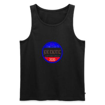 Joe Exotic Tiger Präsident USA 2020 - Männer Premium Bio Tank Top - Schwarz - Vorne - AI Model Male 178 light (178cm)