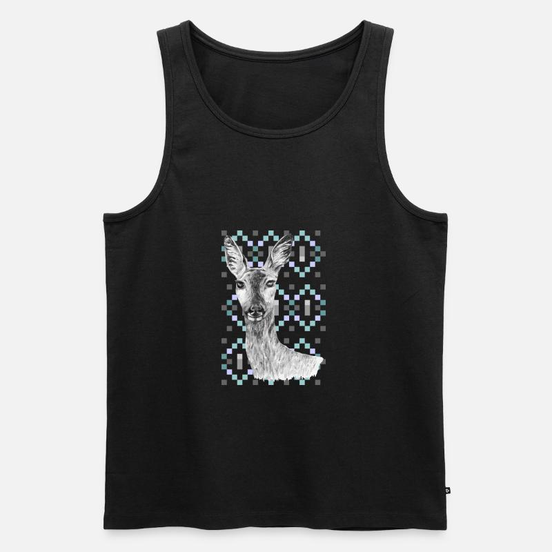 Rogen - Männer Premium Bio Tank Top - Schwarz