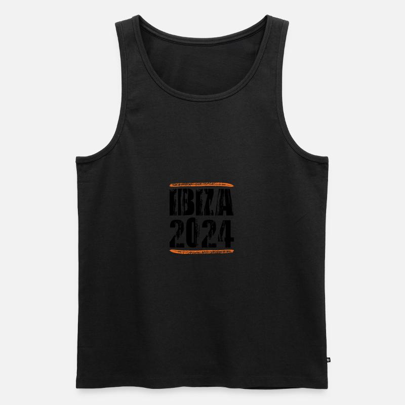Ibiza 2024 Spruch - Männer Premium Bio Tank Top - undefined