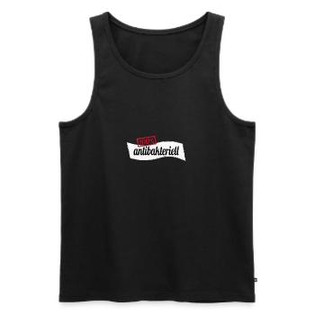 100% antibakteriell gegen Krankheit Geschenk - Männer Premium Bio Tank Top - Schwarz - Vorne - Michal (187cm)