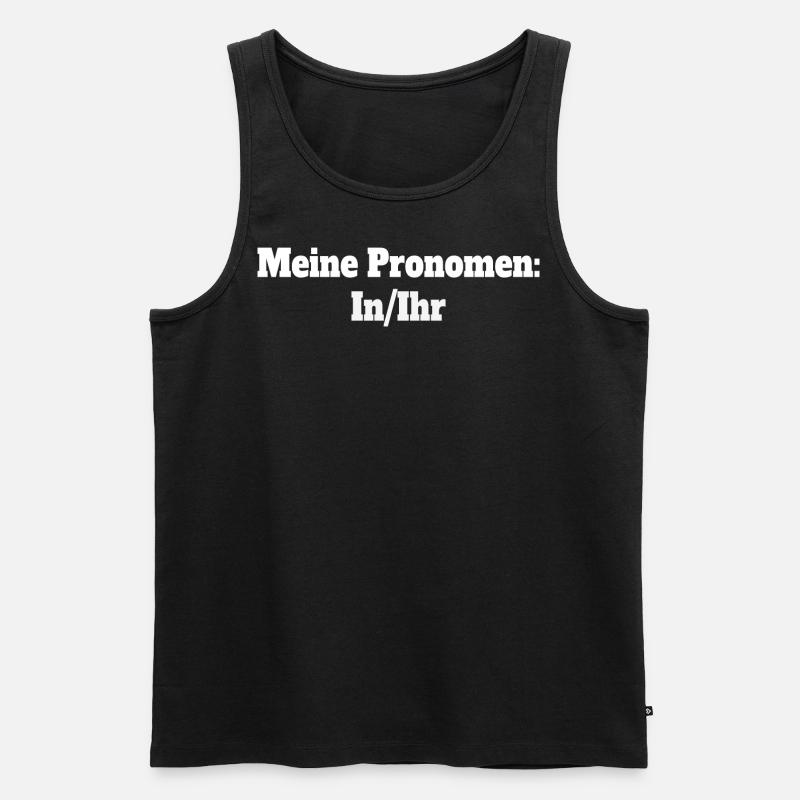 Lustige Statement Sprüche | Geschenkidee Männer - Männer Premium Bio Tank Top - Schwarz