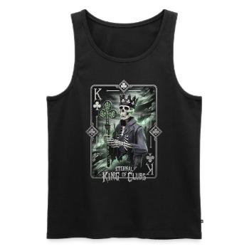 Eternal King of Clubs - Men's Premium Organic Tank Top - black - Front - AI Model Male 178 light (178cm)