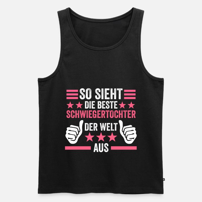 Beste Schwiegertochter Geschenk - Männer Premium Bio Tank Top - Schwarz