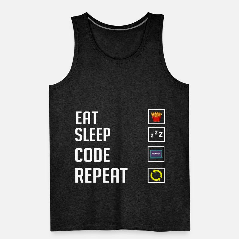 Programmer Programming Computer Developer Pc Men's Premium Organic Tank Top